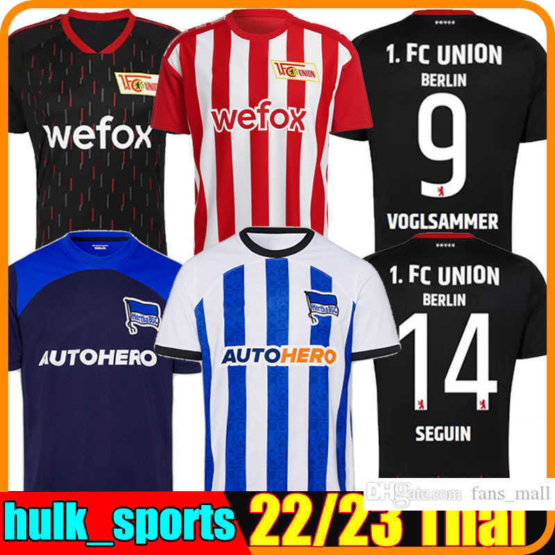 

22/23 Hertha BSC Soccer Jerseys PIATEK 2022 2023 DARIDA CUNHA DILROSUN LUKEBAKIO DUDA Football Shirt Union Berlin FRIEDRICH KRUSE UJAH MEN, Bolin lianhe 22-23 home