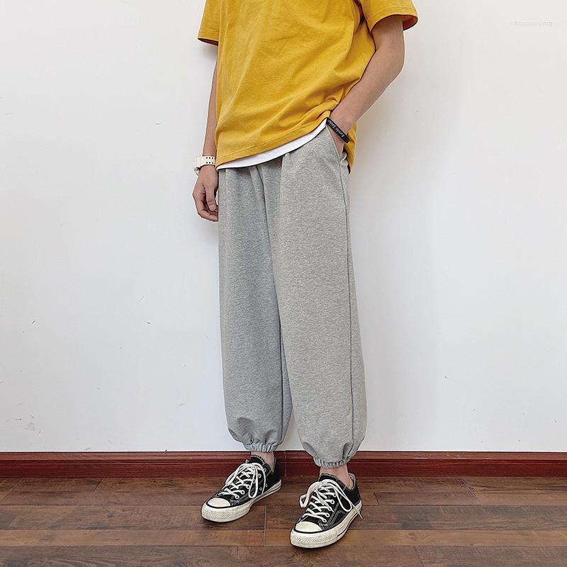 

Men's Pants Men's 2022 Super Loose Fit Men Sweatpants Joggers Male Trousers Simple Retro Style Mens Street Wear, Black