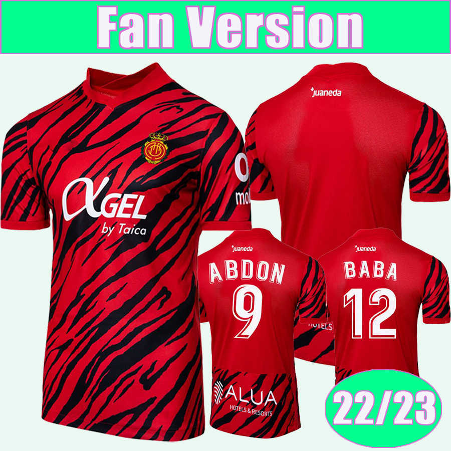 

22 23 RCD Mallorca Mens Soccer Jerseys SANCHEZ ABDON A. RAILLO VALJENT MURIQI BABA GRENIER Home Away 3rd Football Shirt Short Sleeve, Qm11097 22 23 home l. lig. patch
