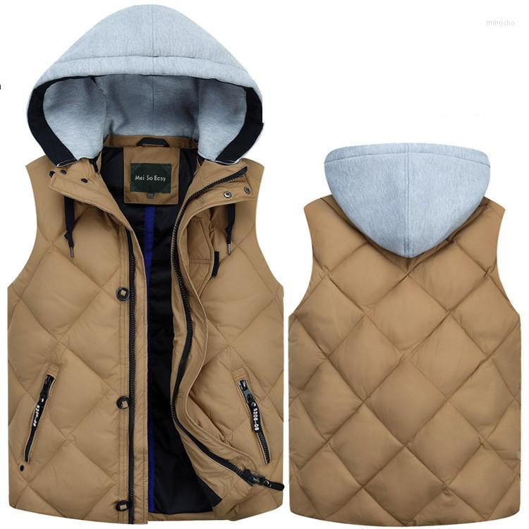 

Men's Vests Arrival Down Vest Men's Super Large Winter Male Fashion Casual High Quality Plus Size  L XL 2XL 3XL 4XL 5XL, Black