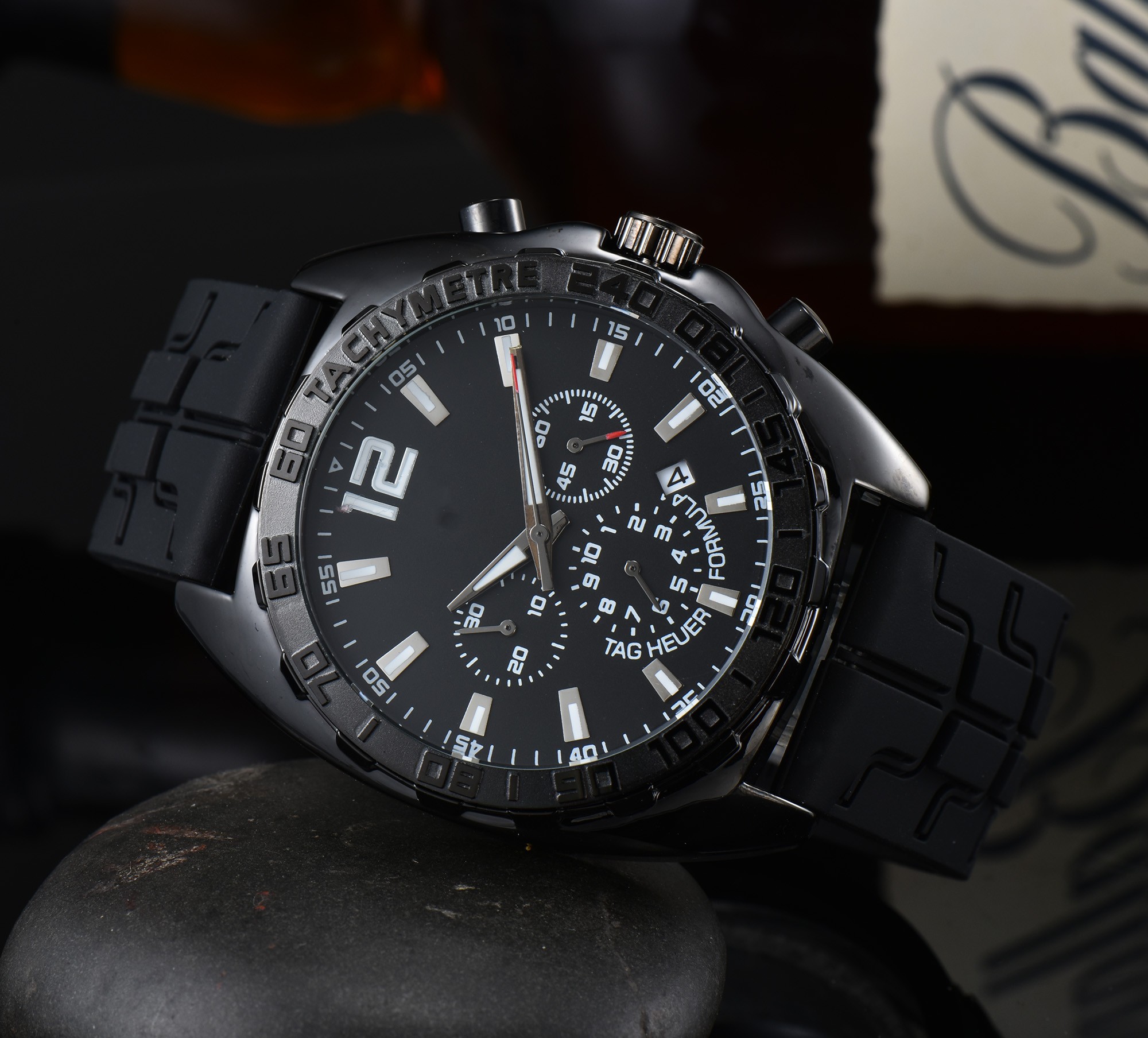 

2022 Men's hot selling luxury brand watches 6 pin full function chronograph