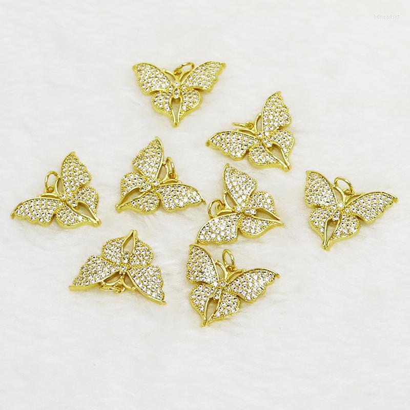 

Pendant Necklaces 10 Pcs Jewelry Butterfly Charms Accessories Necklace Design Fashion 51587