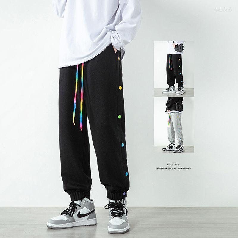 

Men's Pants Men's Neploha Casual Wooden Autumn Winter Woman Harlem Man Oversize Korean Streetwear Clothing1, Black