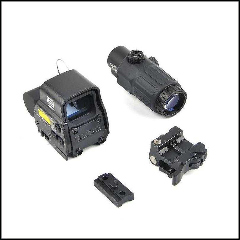 

Accessories Hunting Tactical Sports Outdoors Holographic Sight g Magnifier Combo Red Dot Scopes for the Mm Rail Mount Drop Deli