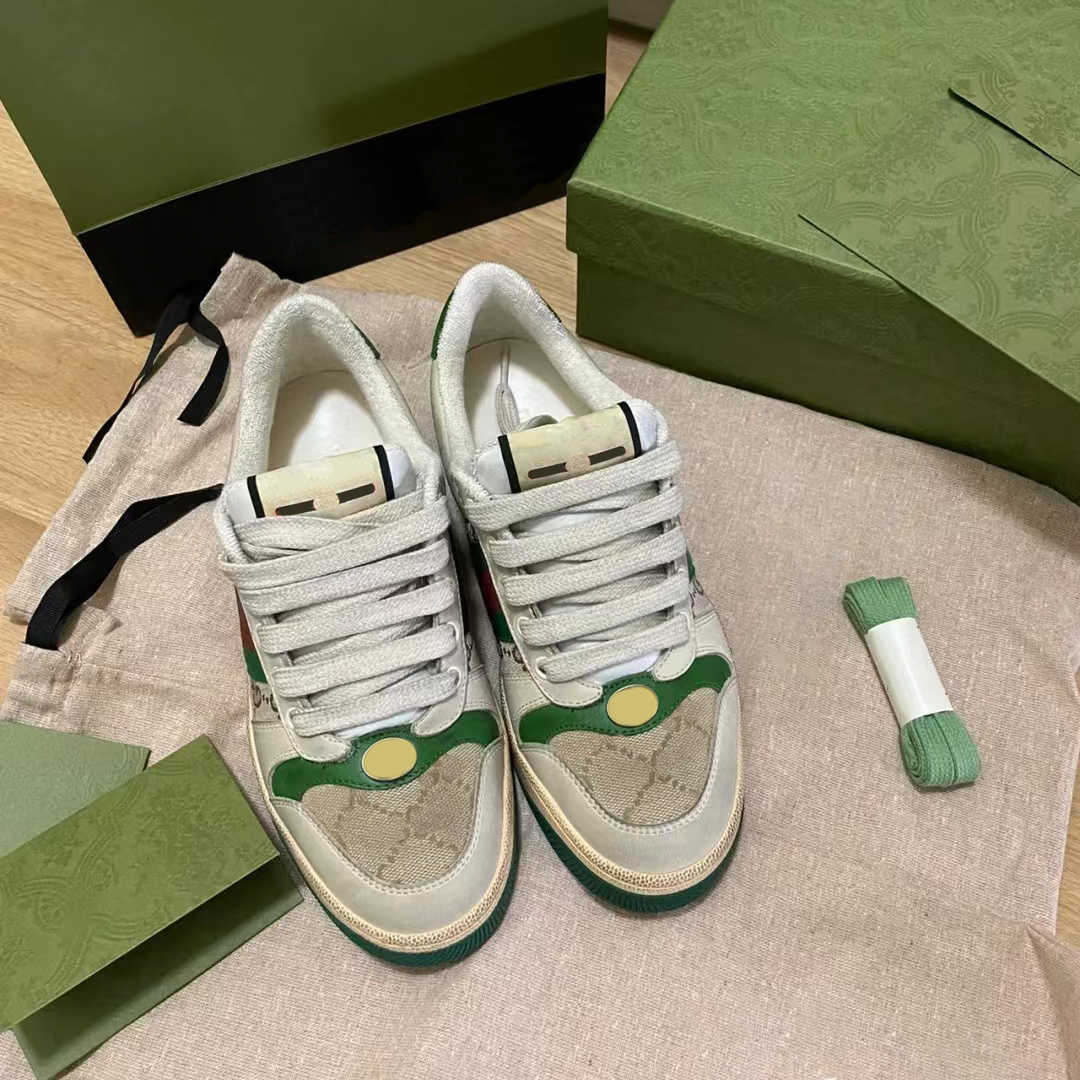 

Ladies Casual Shoes Dirty Men 's Distressed Outdoor Sneakers Canvas Sports Luxury Classic Blue Red Striped Rubber Leather Low