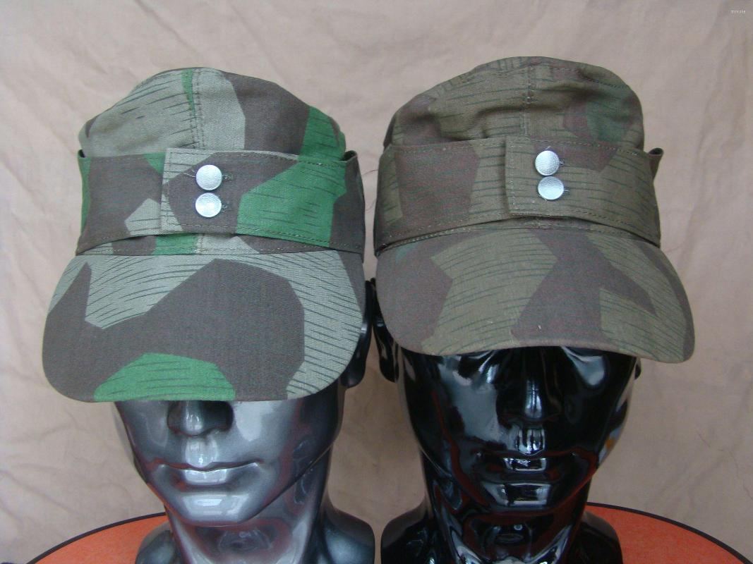 

Berets WWII GERMAN ARMY Field M43 Camouflage Military Hat Reenactment