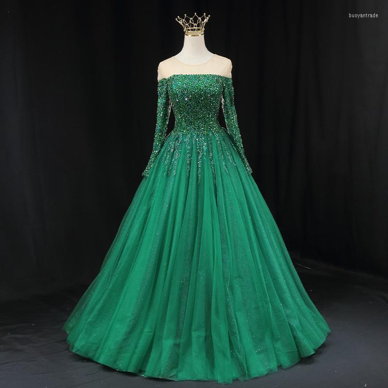 

Party Dresses Sunnybridal Dubai Luxury Green Evening 2022 Plus Size Elegant Woman Dress Sequins Sparkle Prom GownsParty, Blue