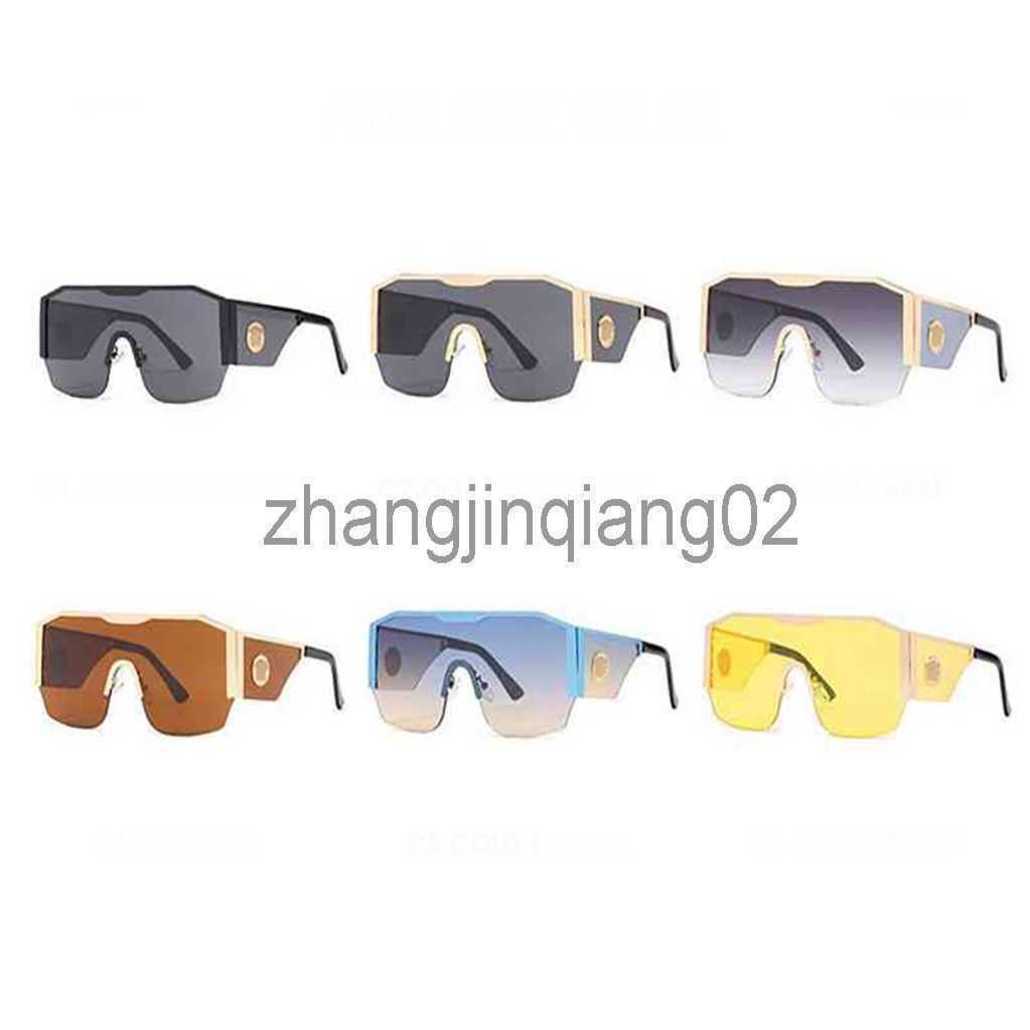 

Designer Versage Sunglass Cycle Luxurious Fashion Woman Mens Summer Winter One Piece European American Oversized Polarize Sport Shield Sunglasses