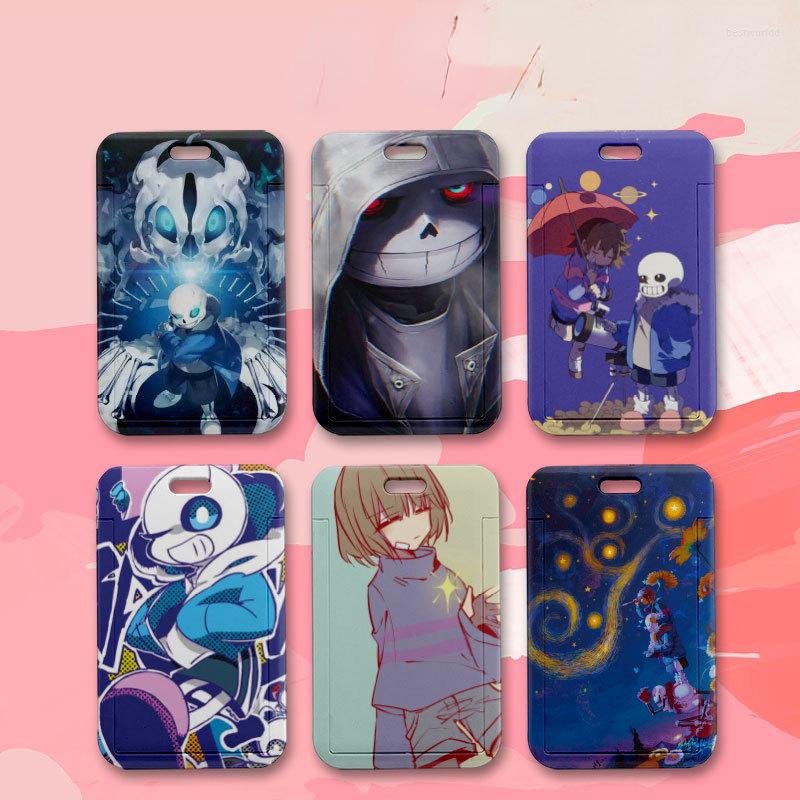 

Keychains Anime KeyChain Women Undertale Key Chain For Men Card Set Ring Sans Keyring Party Frisk Pendant Japanese Cosplay Girls Gift