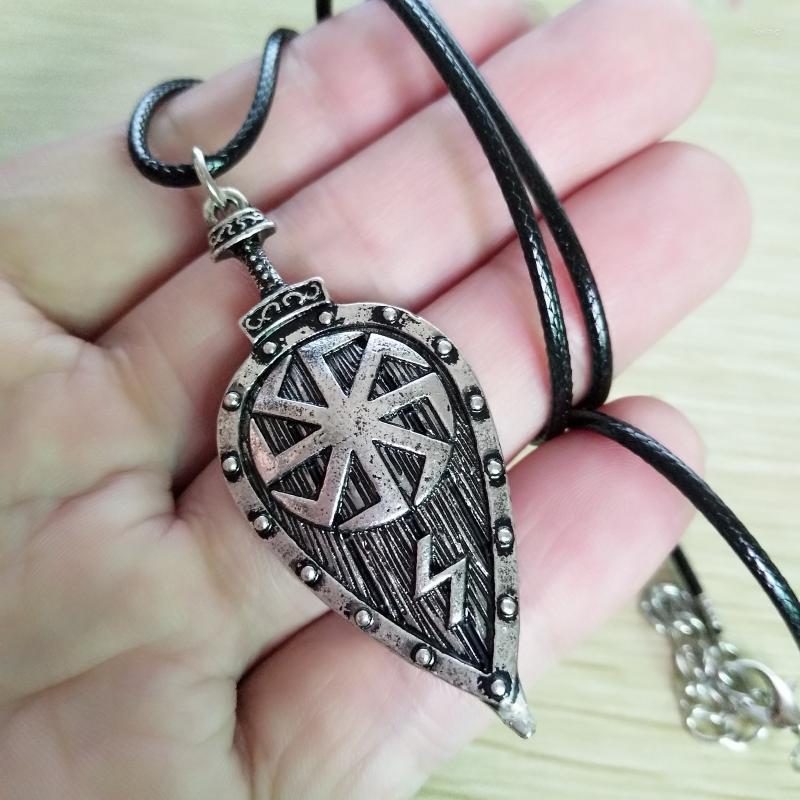 

Pendant Necklaces Men's Atmosphere Rock Personality Viking Slavic Shield Classic Hip Hop Casual Party Jewelry Gift