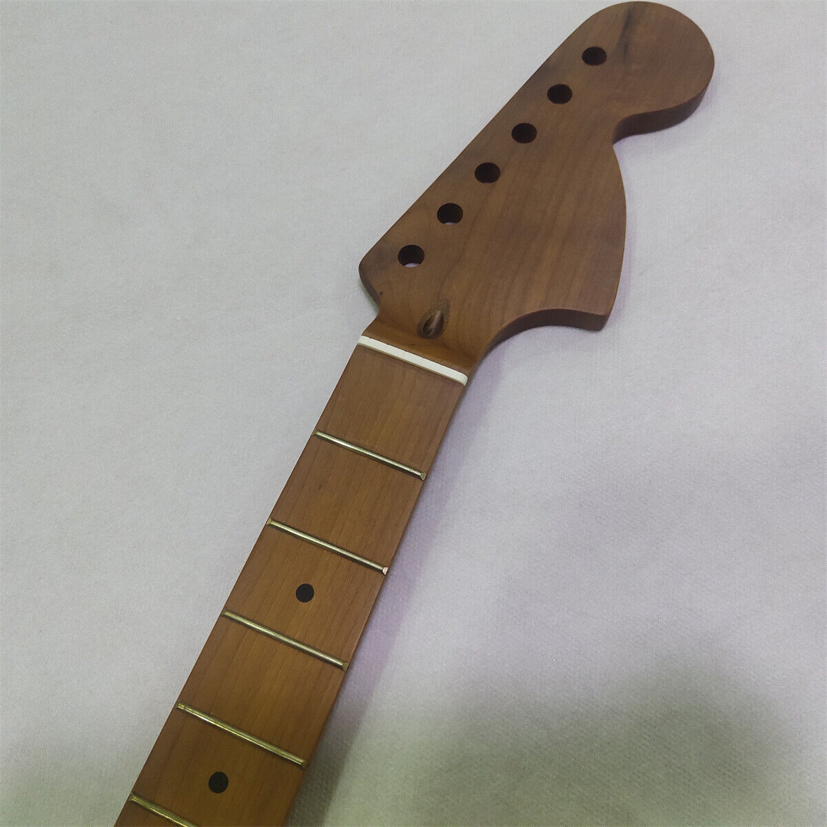 

Big Headstock Roasted Maple Electric Guitar Neck part 22 Fret 25.5 Inch Maple Fingerboard matte finished