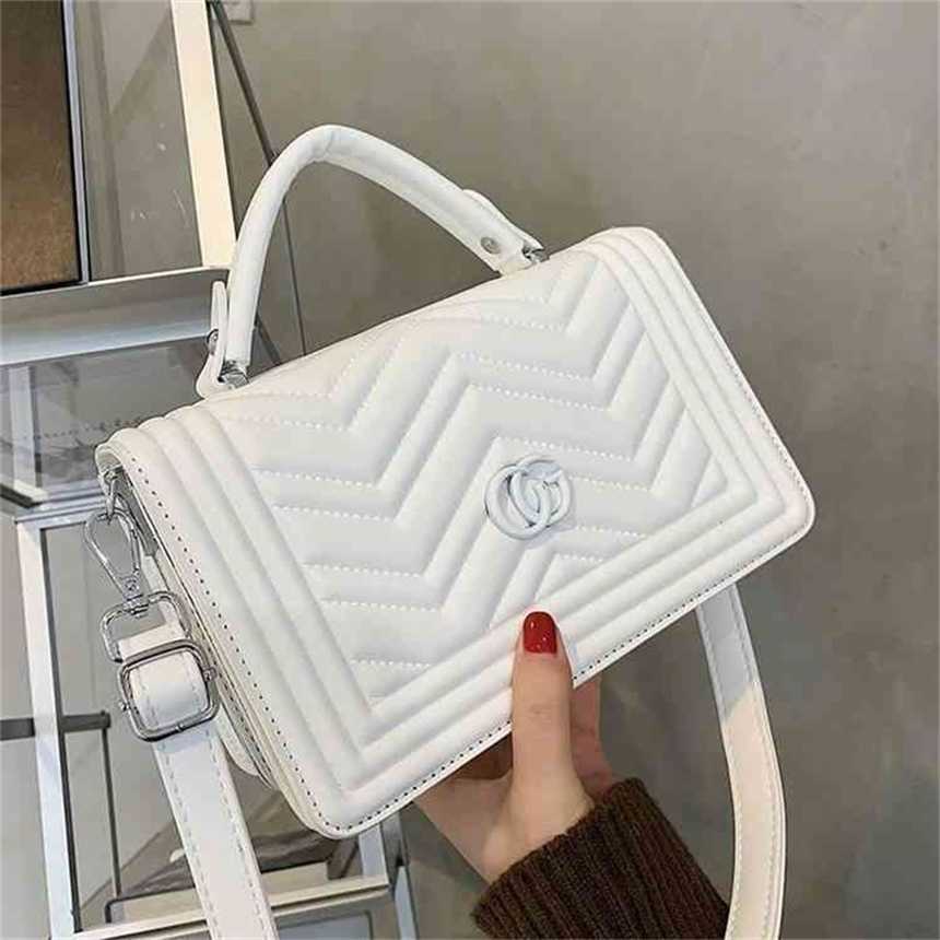 

Shoulder Bags Explosive models Handbags bags small square in autumn diagonal cross super hot and fashionable Factory direct sales, White