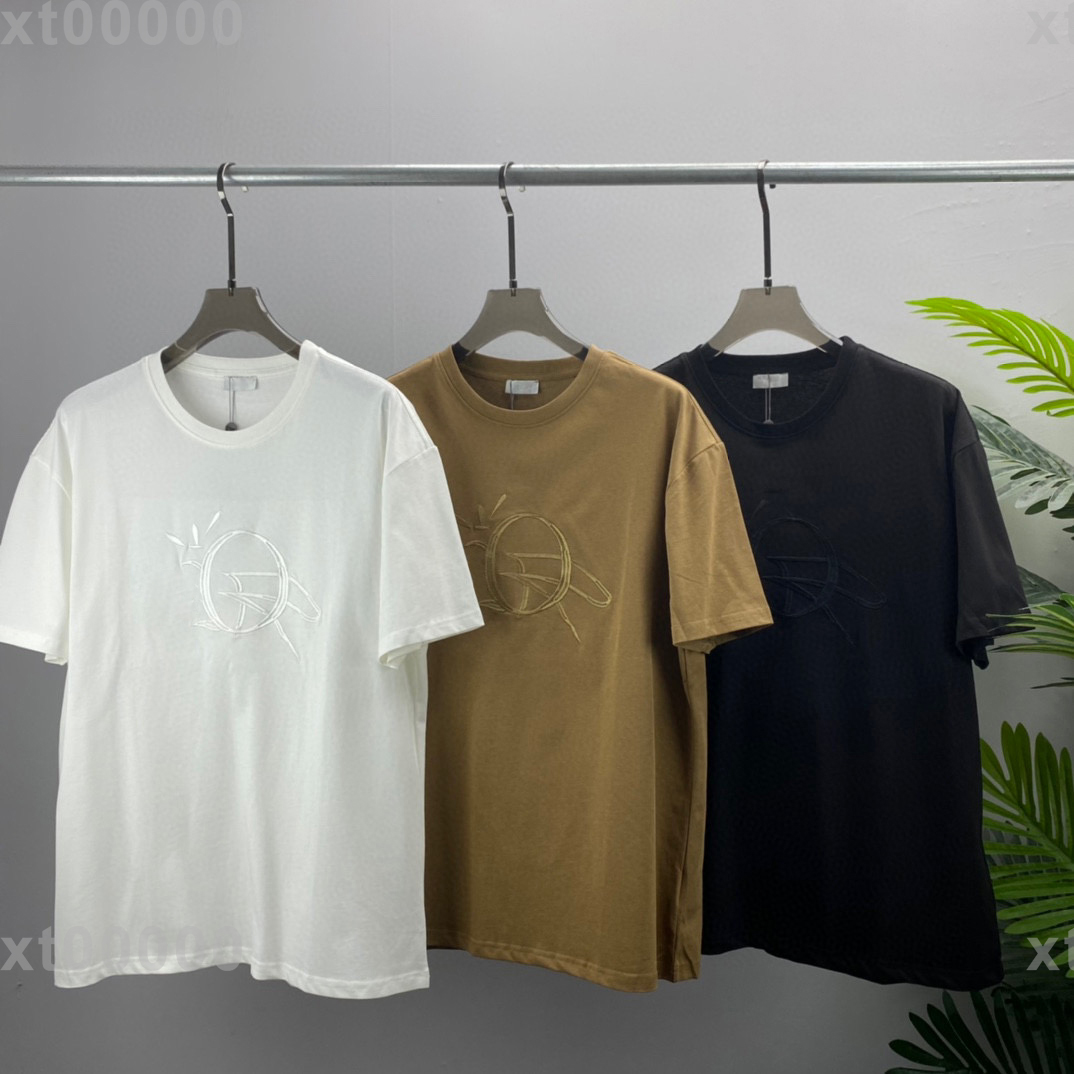 

23SS Designer Letter Printed T Shirts Tee Sweatshirt Fashion High Street Short Sleeves Summer Casual T-Shirt Breathable Men Women Crew Neck Tees Dresses for Wo x042, White