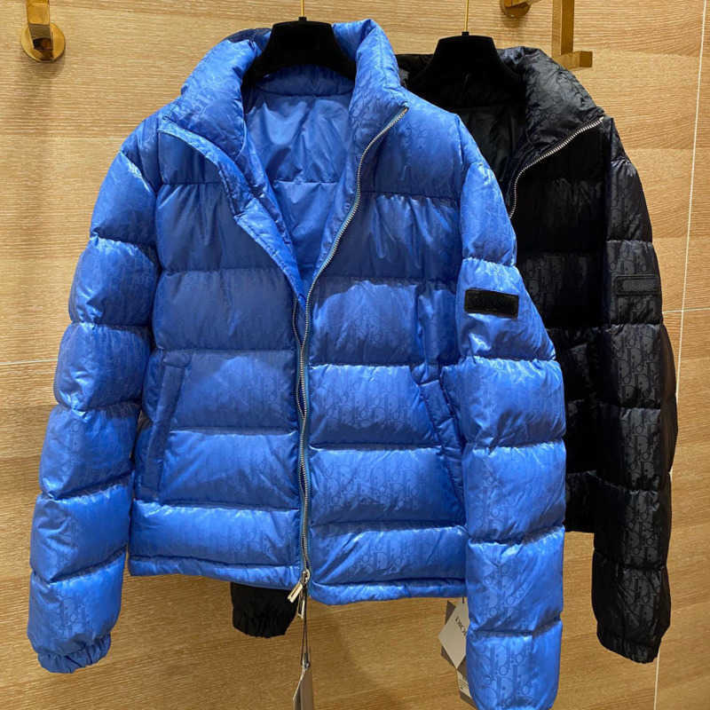 

Winter black down jacket mens designer Down coat embroidery thick bread jackets men women fashion warm parka coats