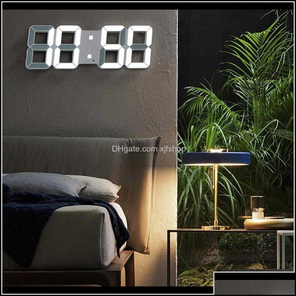 

Gadgets Electronics Display Led Alarm Watch Usb Charge Electronic Digital Clocks Wall Horloge 3D Dijital Saat Home Decoration Office Table D, Green