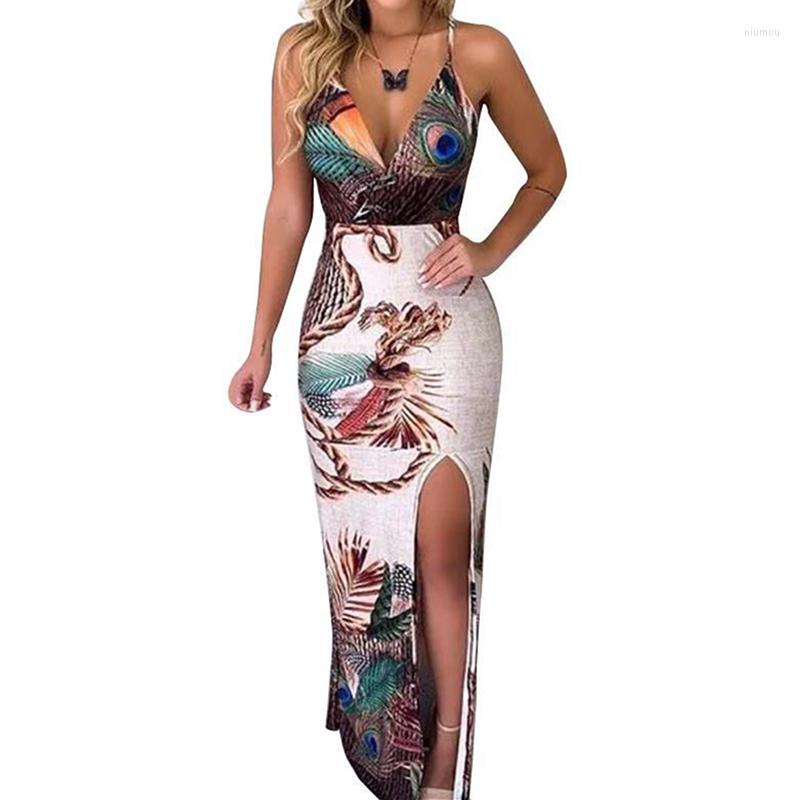 

Casual Dresses Women Dress Sexy Ladies Sleeveless Bodycon Prom Evening Party Summer Beach Long Sundress Woman Red, Long dress