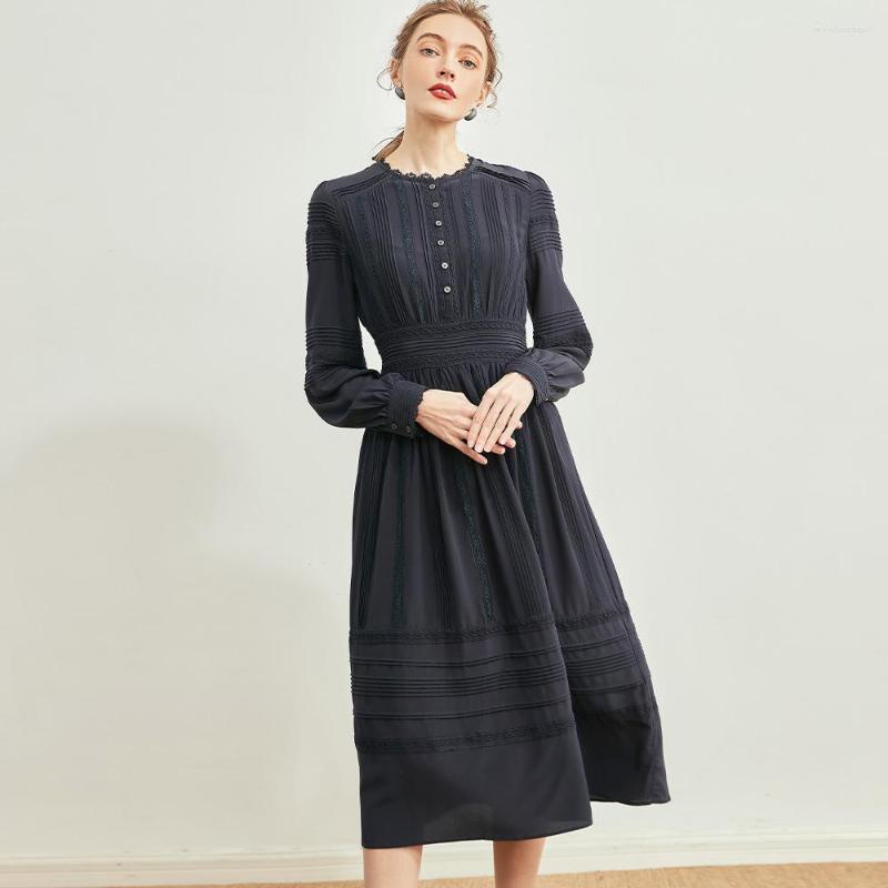 

Women's Down LCITE 2022 SS WOMENS LONG DRESSES WITH SILK