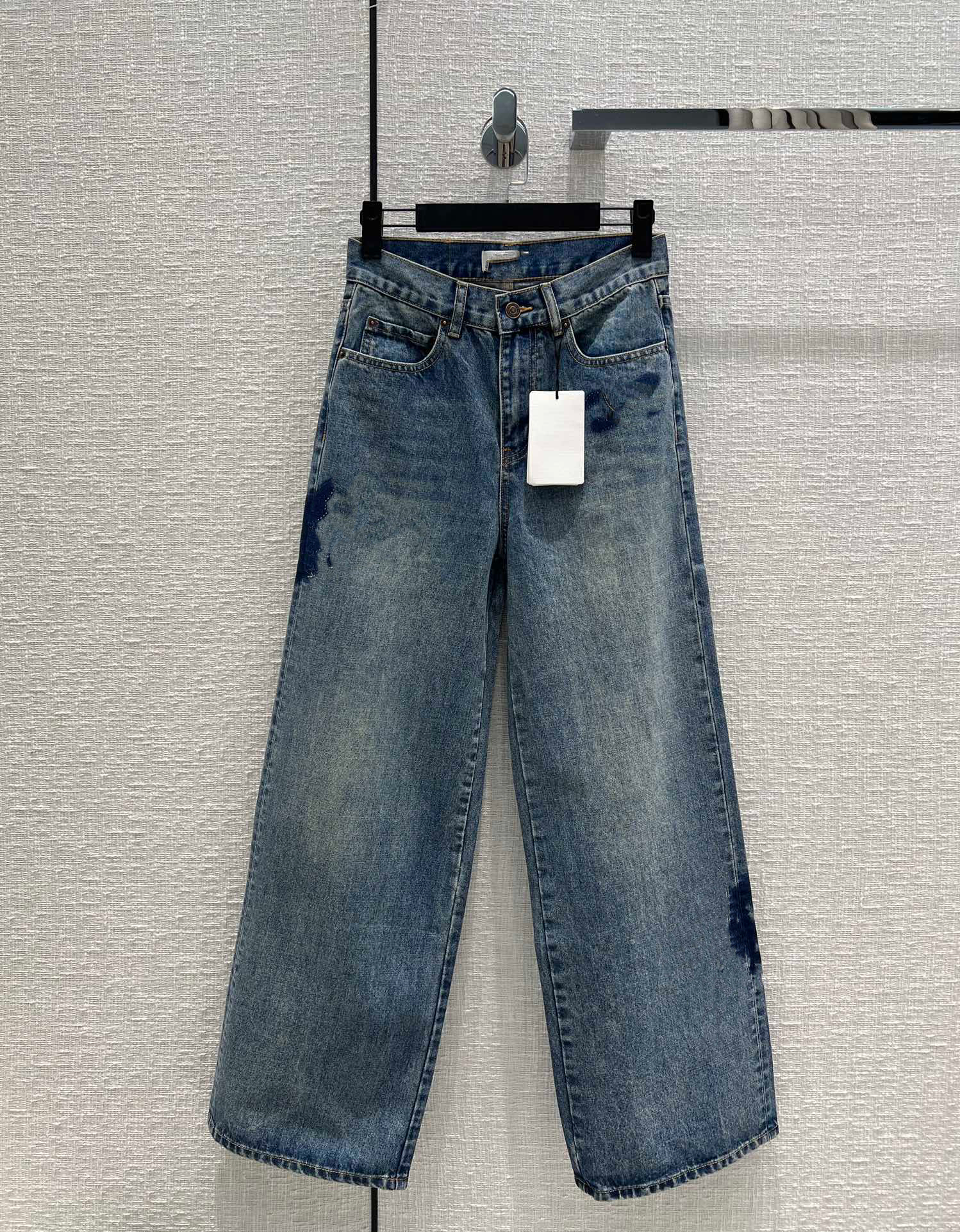 

Milan Runway Jeans 2022 New Autumn Winter Fashion Designer Straight Brand Same Style Luxury Women' Jeans 1009-6, Picture color