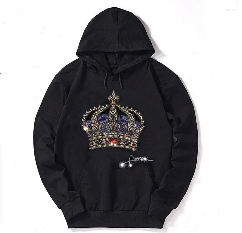 

Men's Hoodies 2022 Spring Winter Cotton Men Sweatshirt Fashion Loose Top Quality Sportswear, Black