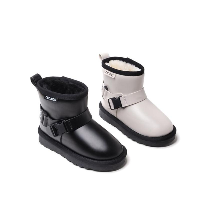 

Boots Kids Shoes Children Casual Snow Winter Boys Girls Black Beige E13861, C1