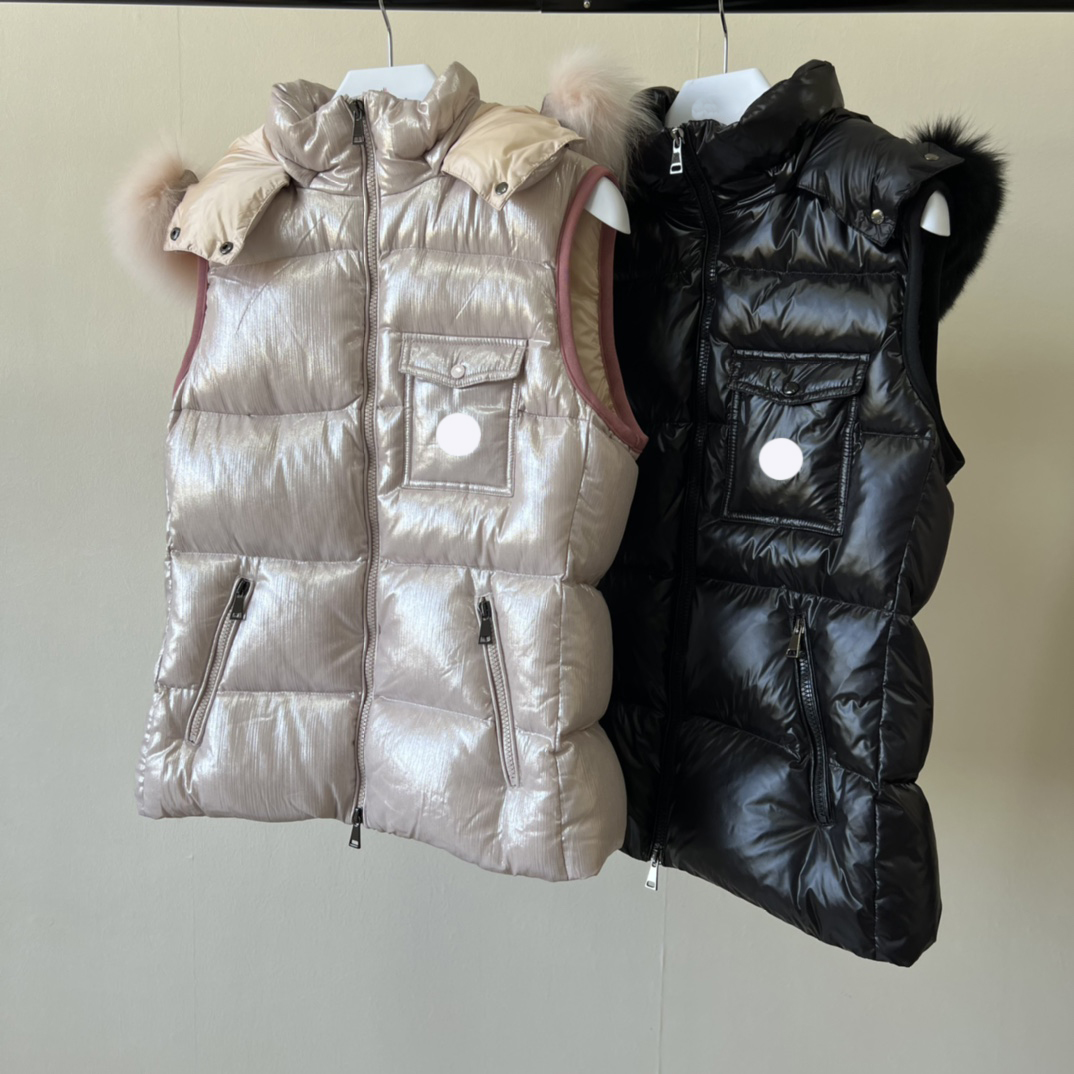 

Balabio Maya Mens Down Vests france Hat with Letters Womens Vest Embroidered Chest Badge Warm Outerwear monclair winter Jackets, Sold out