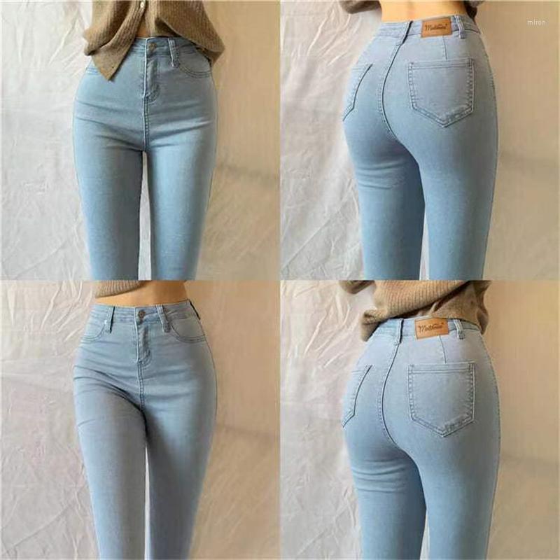 

Women's Jeans Blue Mom For Women High Waisted Black Harem Denim Pants 2022 Fashion Streetwear Stretch Female Pencil Cropped, Sky blue