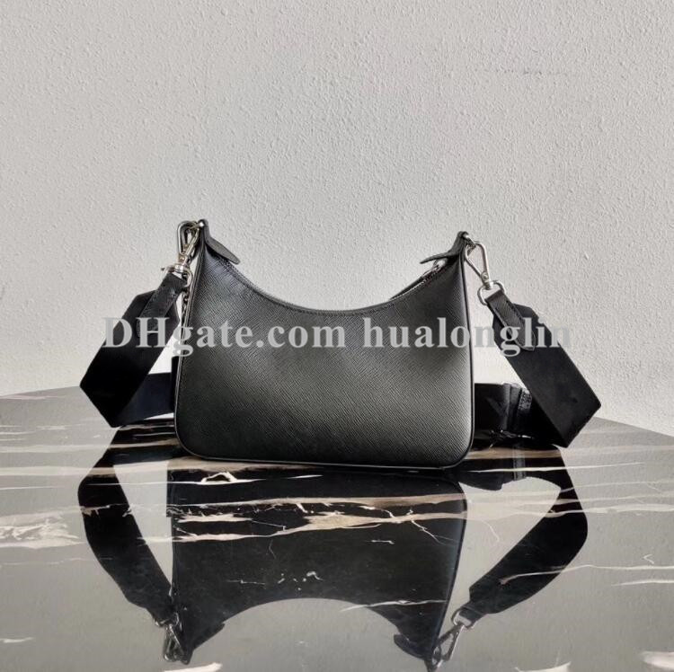 

Woman Handbag Genuine leather Bag purse clutch Original box quality shoulder bags messenger lady phone holders, Black-silver