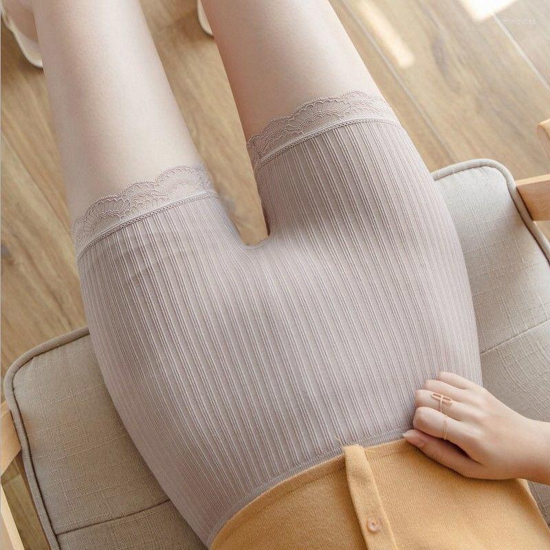 

Women's Panties Safety Pants Women's Underwear Bottoming Boxer Briefs Anti-failure Thin Non-curling Shorts, Khaki