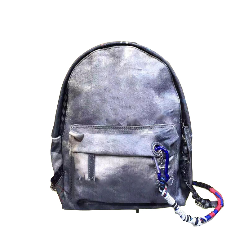 

Travel Bags Graffiti Color Retro Shoulder Backpack Catwalk Women Casual Canvas Bag Classic Doodle Limited Edition Bags, Customize