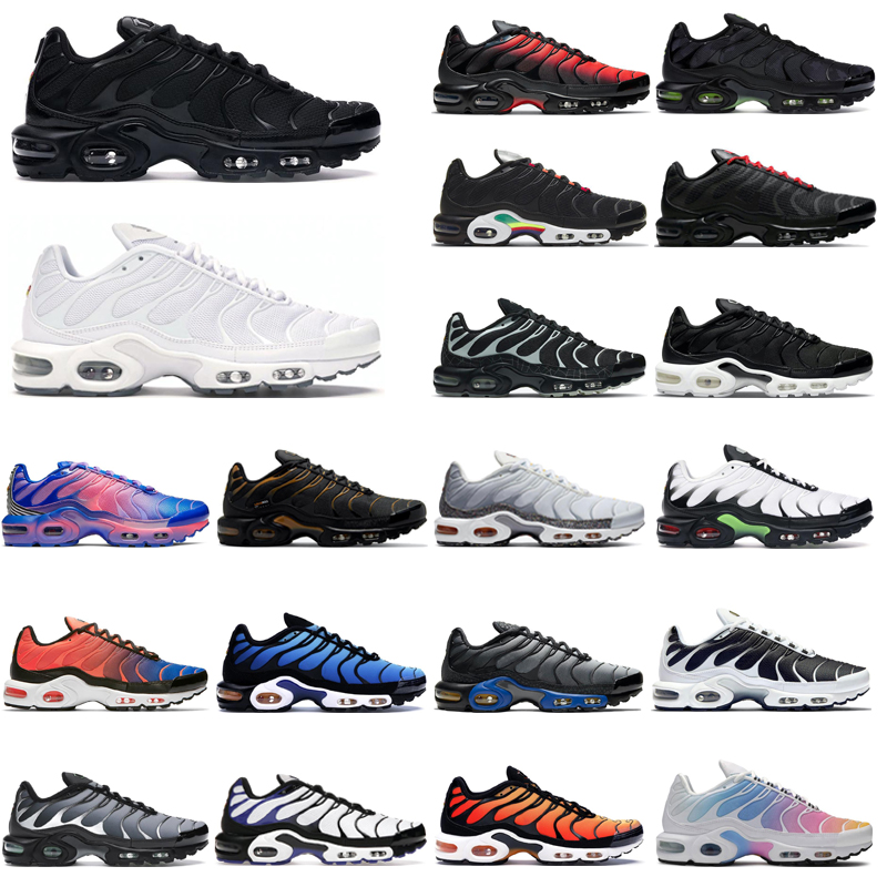 

Running shoes max tn sports sneakers Mens and Women trainers flat bottom Triple Black White crater future gradient pack EUR 36-45, Black bolt 40-45