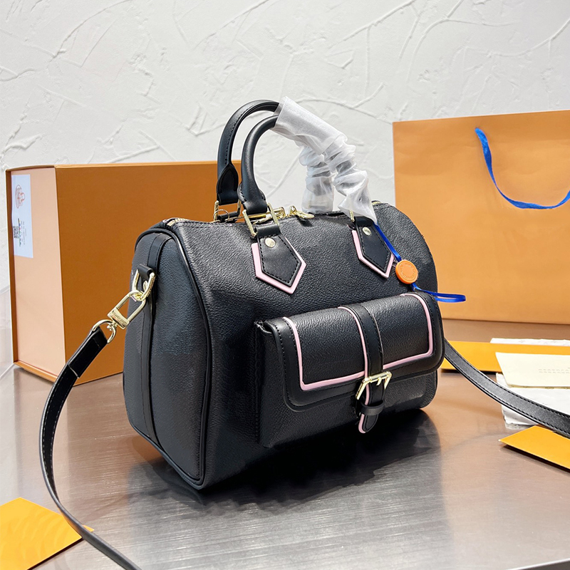 

SPEEDY Bags Designer handbags Shoulder Bag leather Luxury Boston Crossbody Handbags women purse wallet BANDOULIERE M21317 M20919 M20852