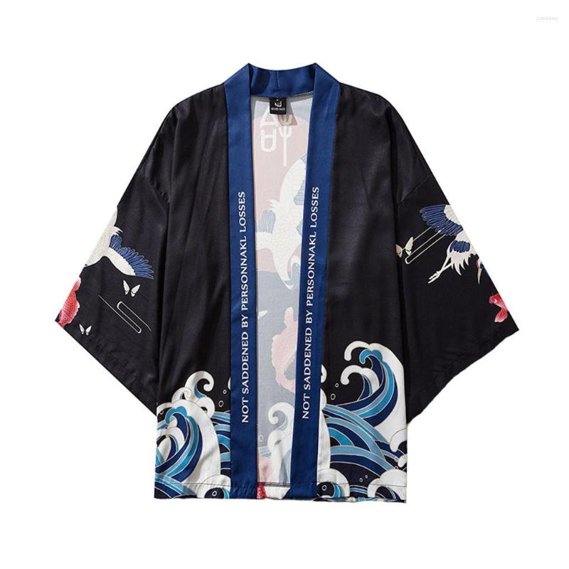 

Men's Casual Shirts Large Button Down Shirt Sleeve Japanese Top And Mens Sleeves Jacke Point Kimono Womens Gold Short Cotton Men, Black