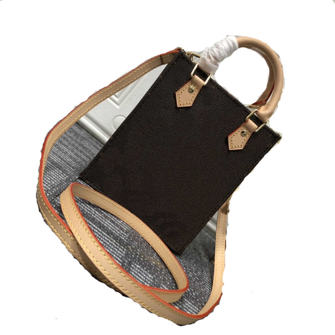 

Highh Qualityy Fashion Luxurys Shoulder Bag Onthego Medium Tote Women Designers Handbags by the Pool Monograms Embossing Messenger Designer, Brown