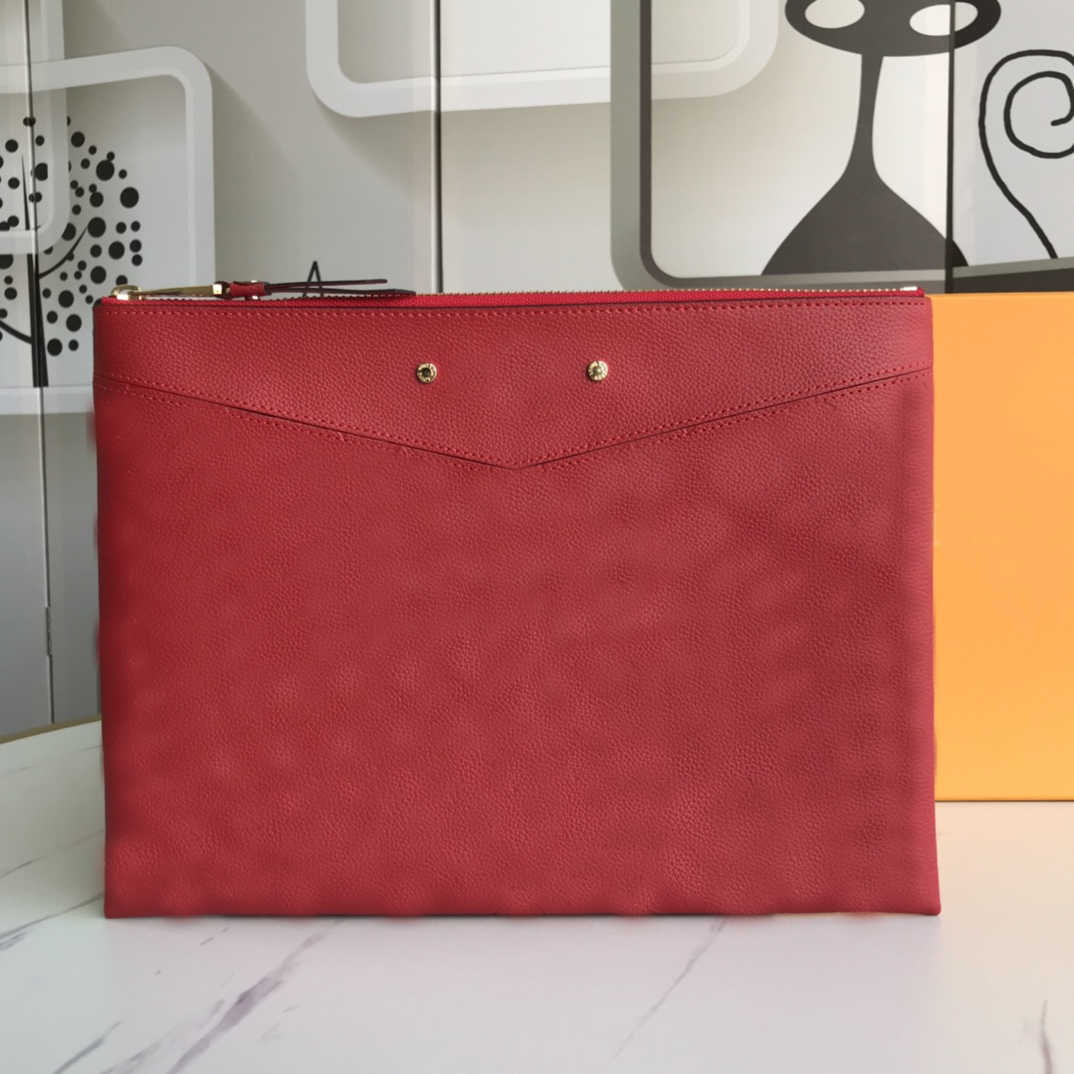 

Highh Qualityy 2021 Classic Wallets Woman Fashion Designers Clutch Purses Monogrames Clemence Long Wallet Card Holder Purse with Box Dust Bagjkta, Red 62937