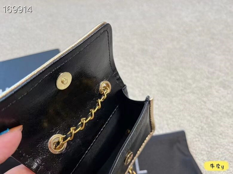 

Designer Luxury wallet cross body bag Purse Shoulder bags Handbag calfleather mini tote strap pouch chain purse pochette with box christmas gift 12cm 9cm, Customize