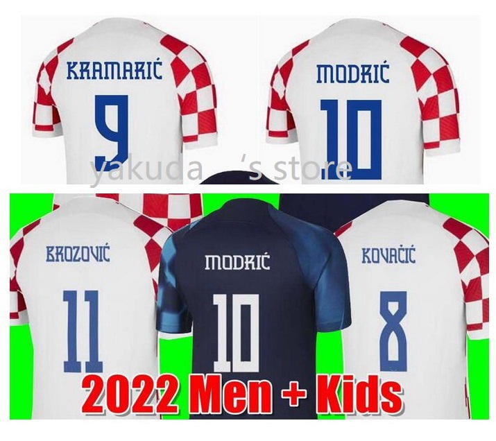 

2022-23 Croatia Soccer Jerseys Croazia MODRIC BROZOVIC PERISIC REBIC BREKALO KRAMARIC KOVACIC BUDIMIR VIDA Football Shirts Yakuda store Thai Quality Customized, 22-23 home with patch