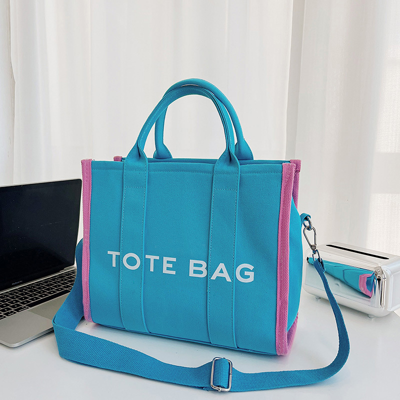 

the tote bag lady designer cool Multicolor practical Large capacity plain cross body shoulder handbags women great coin purse crossbody casual canvas wallets, Blue