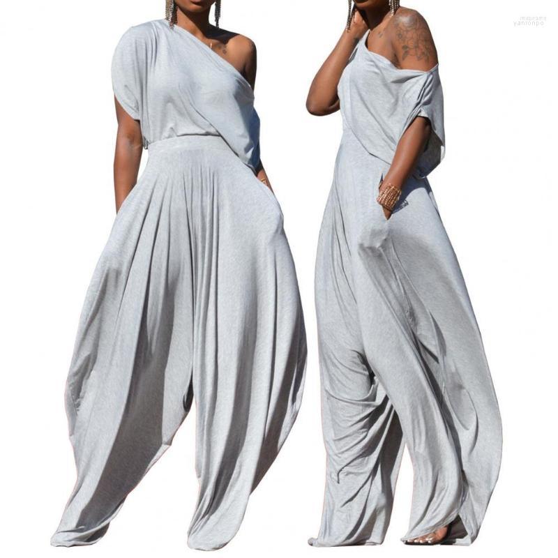 

Women' Two Piece Pants Women' Harem Trousers Lantern Pure Color Pleated Top Set Women Clothes, Black