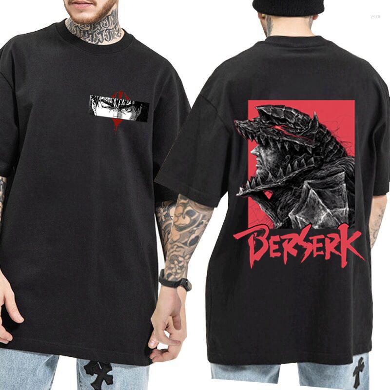 

Men' T Shirts Japanese Anime Berserk TShirts Gothic Guts Manga The Black Swordsman Graphic Men Casual Oversized Short Sleeve Summer T-Shirt, Bk-berserk32-b30