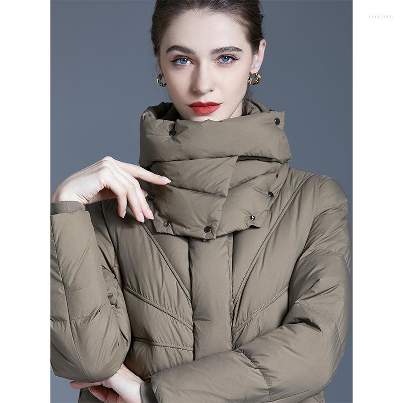 

Women's Down GGD 85-87 2022 WINTER AND FALL WOMENS FASHION WHITE DUCK COATS, 38