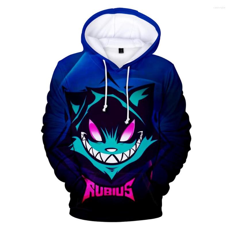 

Men's Hoodies 2022 Arrival Rubius Z 3D Printed Fashion Fall Winer Suit Sportswear Hooded HIP HOP Women/Men Clothes, As shown