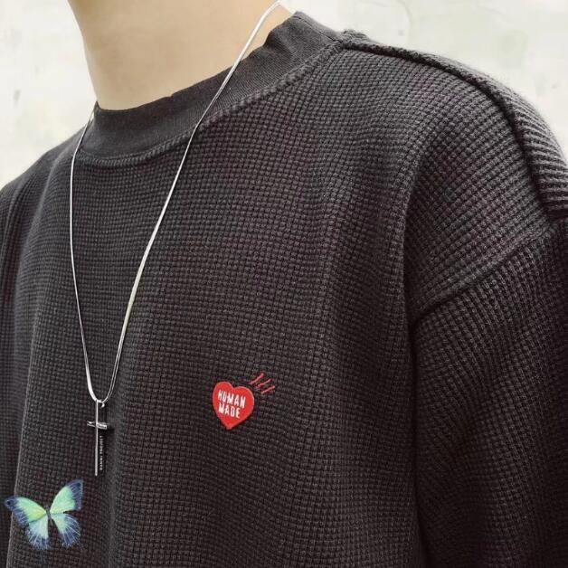 

Embroidered Couples Long Sleeve Sweater Men's Plus Size Sweaters