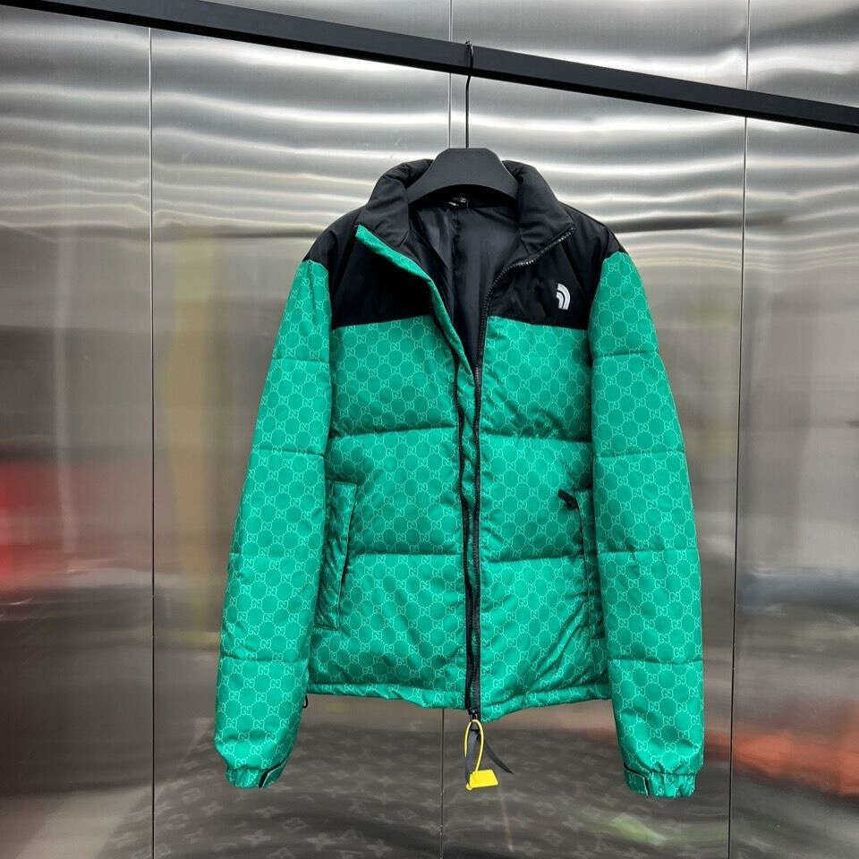 

Designer Cucci Down Jacket Autumn And Winter Nort Women Detachable Hoodie Puffer Jackets Outerwear Causal Warm Sweatshirt 4xl Green, No sale