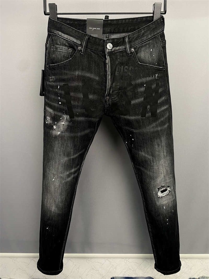 

2022 New Arrivals D2 Mens Luxury Designer Denim Jeans Holes Trousers Dsquare Jeans COOLGUY Biker Pants Mens Clothing 2#9865, 9865