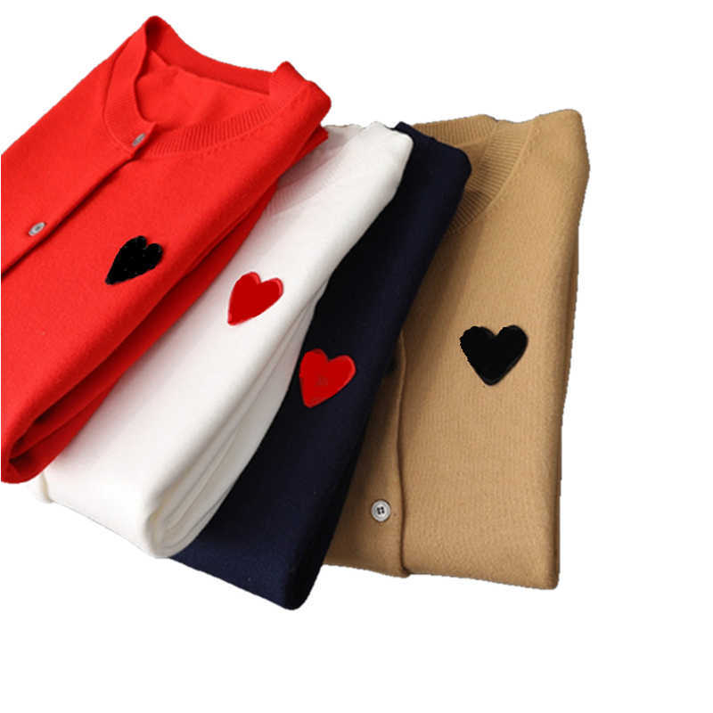 

designer Fashion darling Fashion Couple Long Sleeve Cashmere sweater Cardigan Casual Embroidery Love-Heart For Man Women, Customized