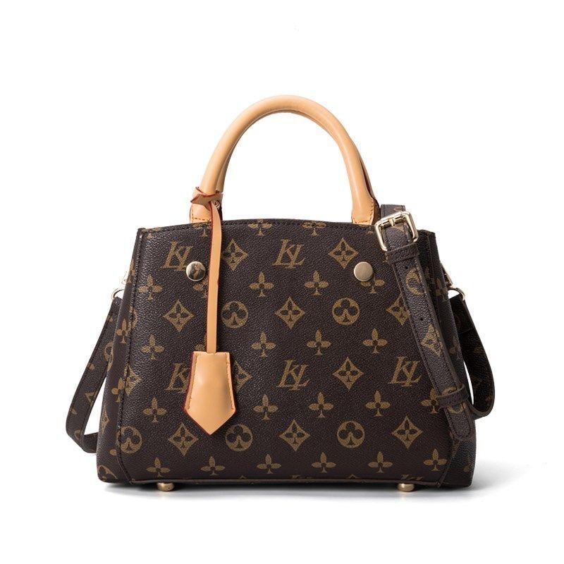 

Top Shoulder Bags luxurys Handbags Purses Women Tote Brand Letter Embossing designers Genuine Leather Bags l9033, Black