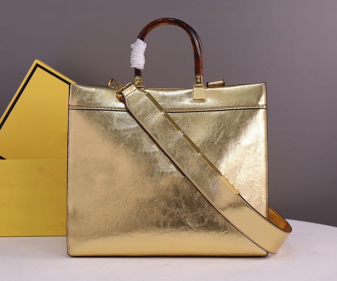 

Luxury Designer Tote Bag Women Handbag Shoulder Bags Wallet Large Capacity Genuine Leather Crossbody Top Handle Travel Shopping Totes Fashion Ladies Purse Satchel, Gold