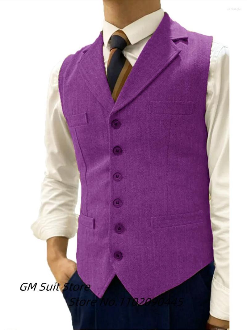 

Men's Vests Men's Retro British Style Herringbone Slim Fit Outwear Sleeveless Steampunk Tuxedo Waistcoat Lapel Suit Vest, Green