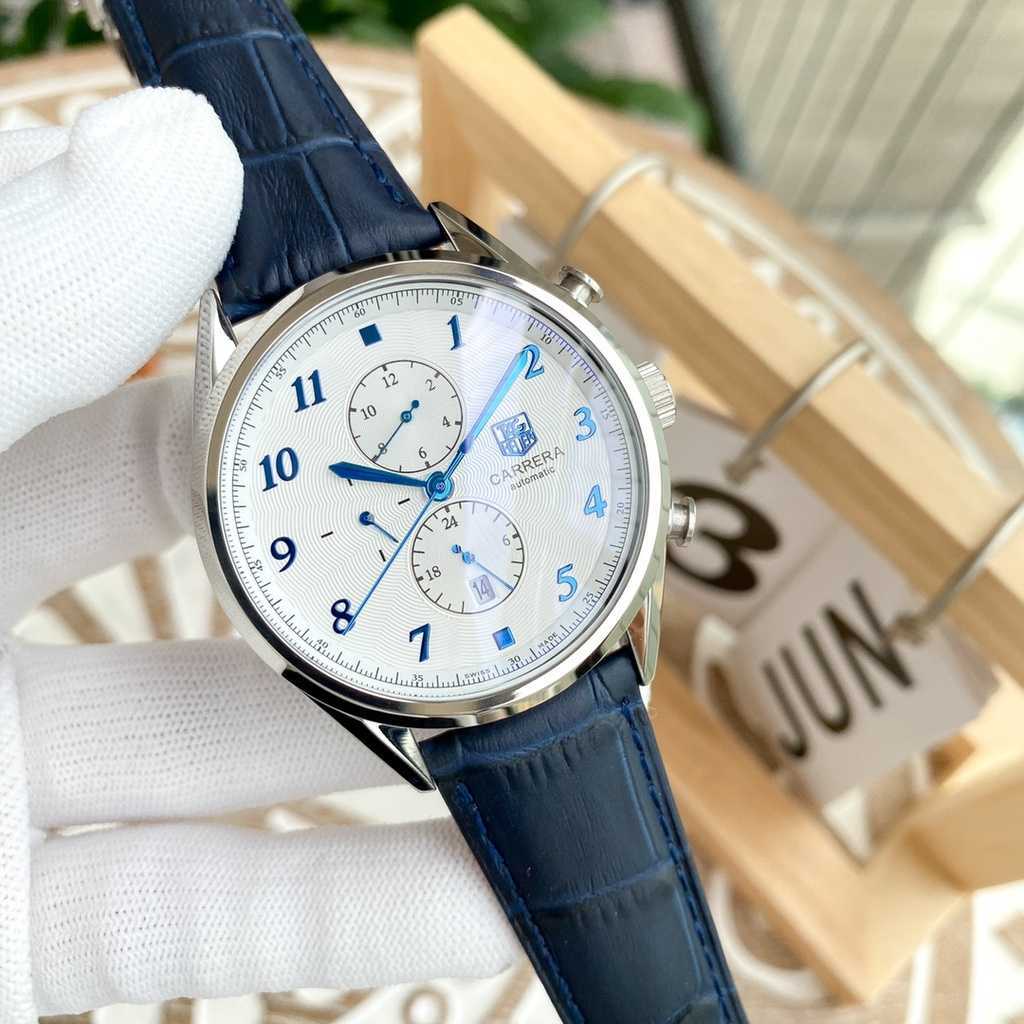 Montres de luxe pour hommes de montre m￩canique tags Heurs Carte Automatic Mouvement 41 mm Men de montre de marque Sport Brand Sport