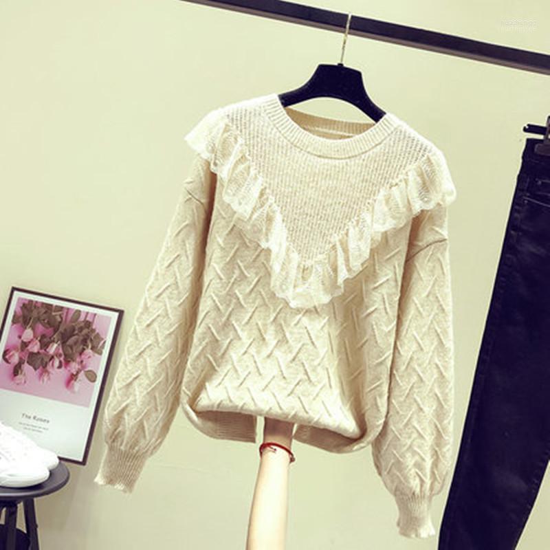 

Women' Sweaters Women' Autumn / Winter 2022 Thick Sweater Long Sleeve Round Neck Loose Chiffon Soft And Warm Coat, Picture shown
